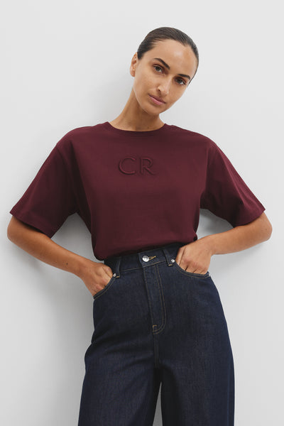 Australian Cotton Cr Logo T-Shirt