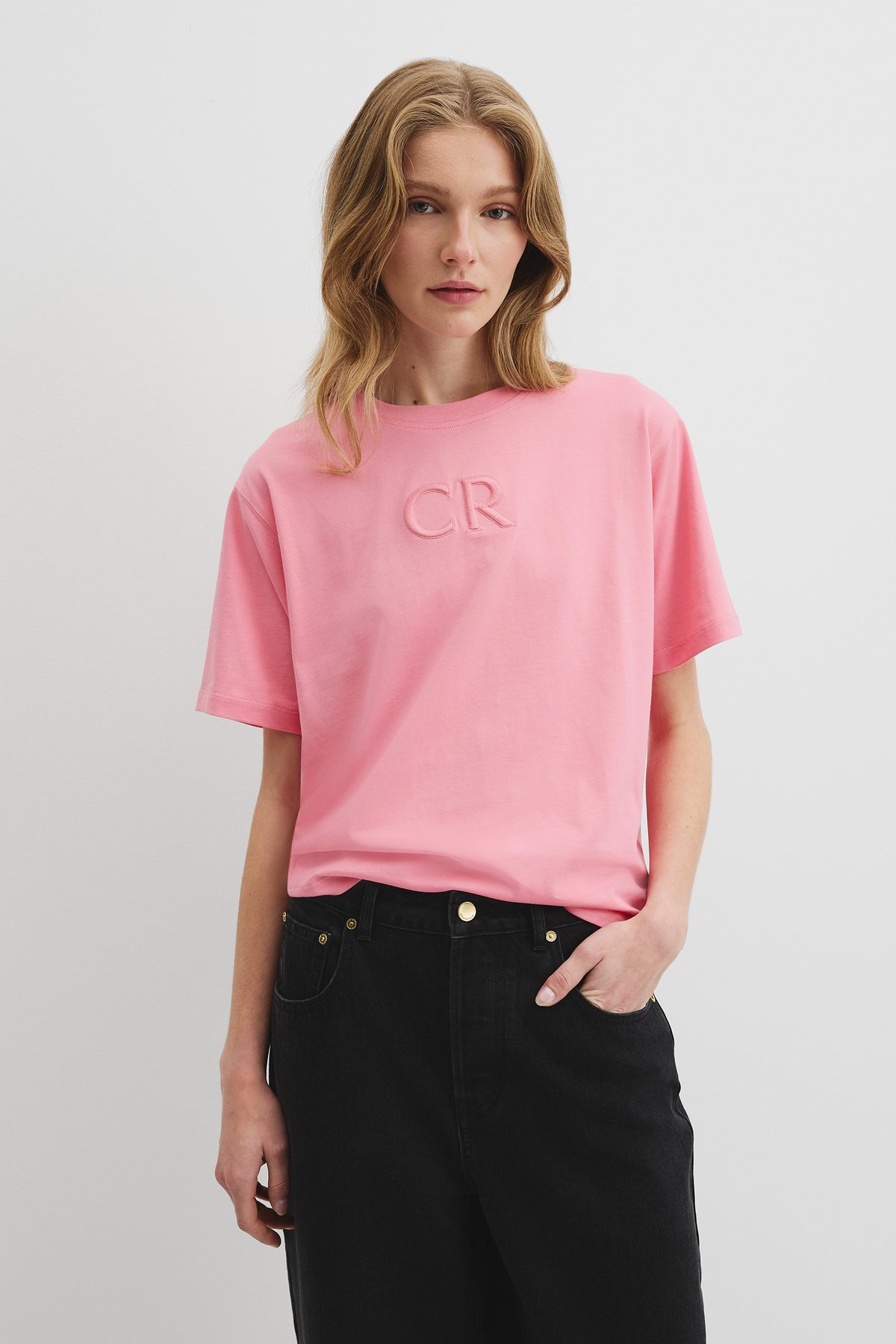 Australian Cotton Cr Logo T-Shirt