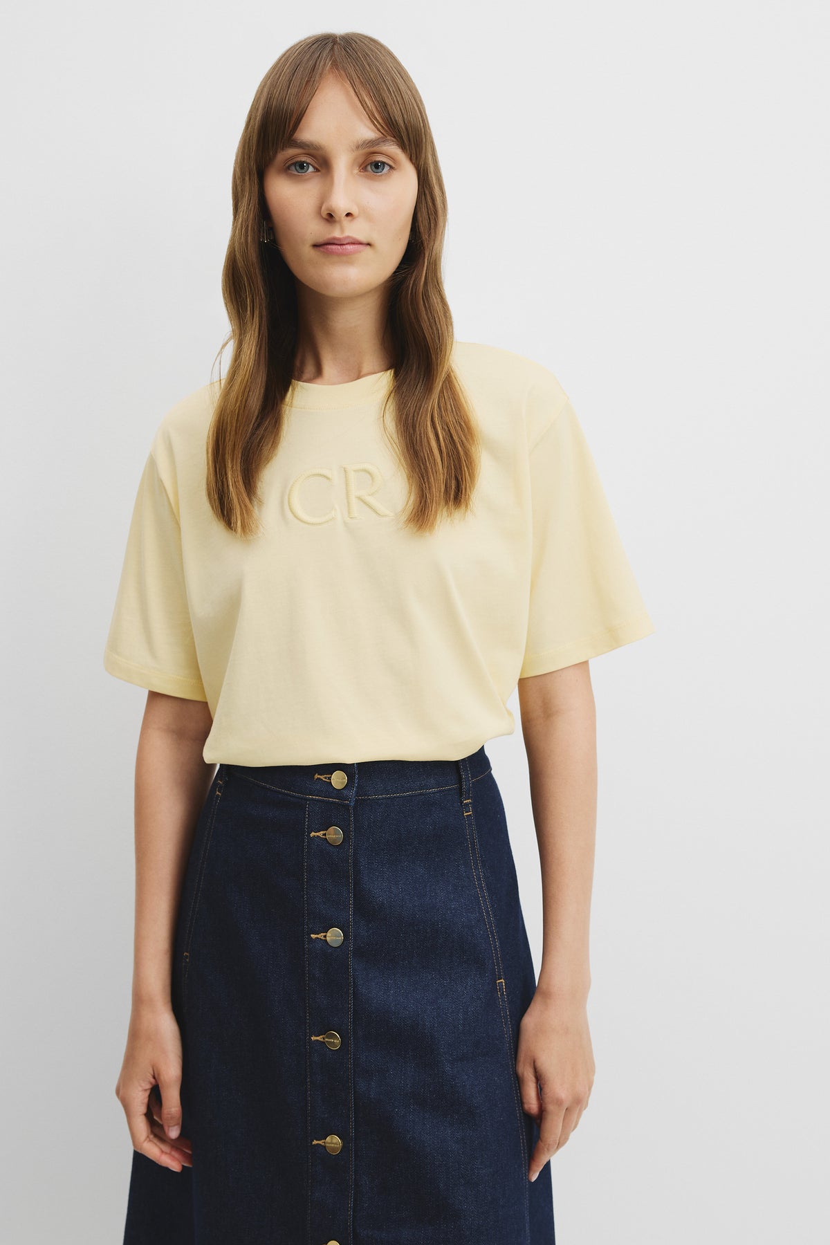 Australian Cotton Cr Logo T-Shirt