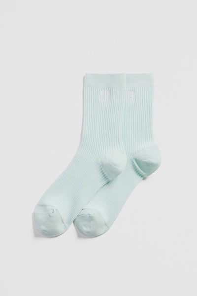 Australian Cotton Blend Cr Ribbed Quarter Crew Sock Pack Of 2