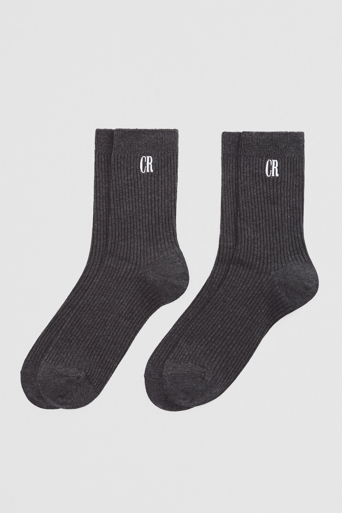 Australian Cotton Blend Cr Ribbed Quarter Crew Sock Pack Of 2
