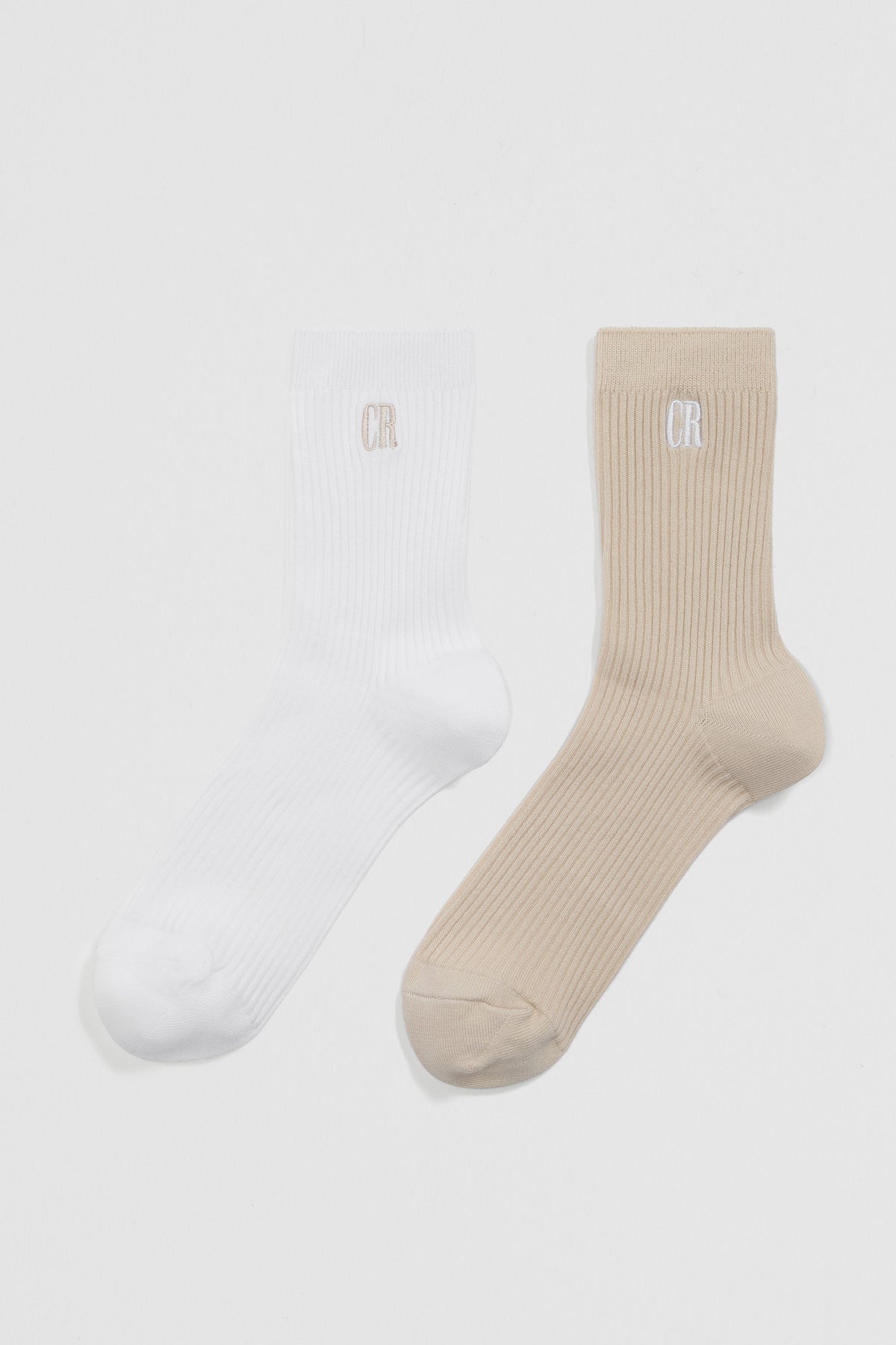 Australian Cotton Blend Cr Ribbed Quarter Crew Sock Pack Of 2