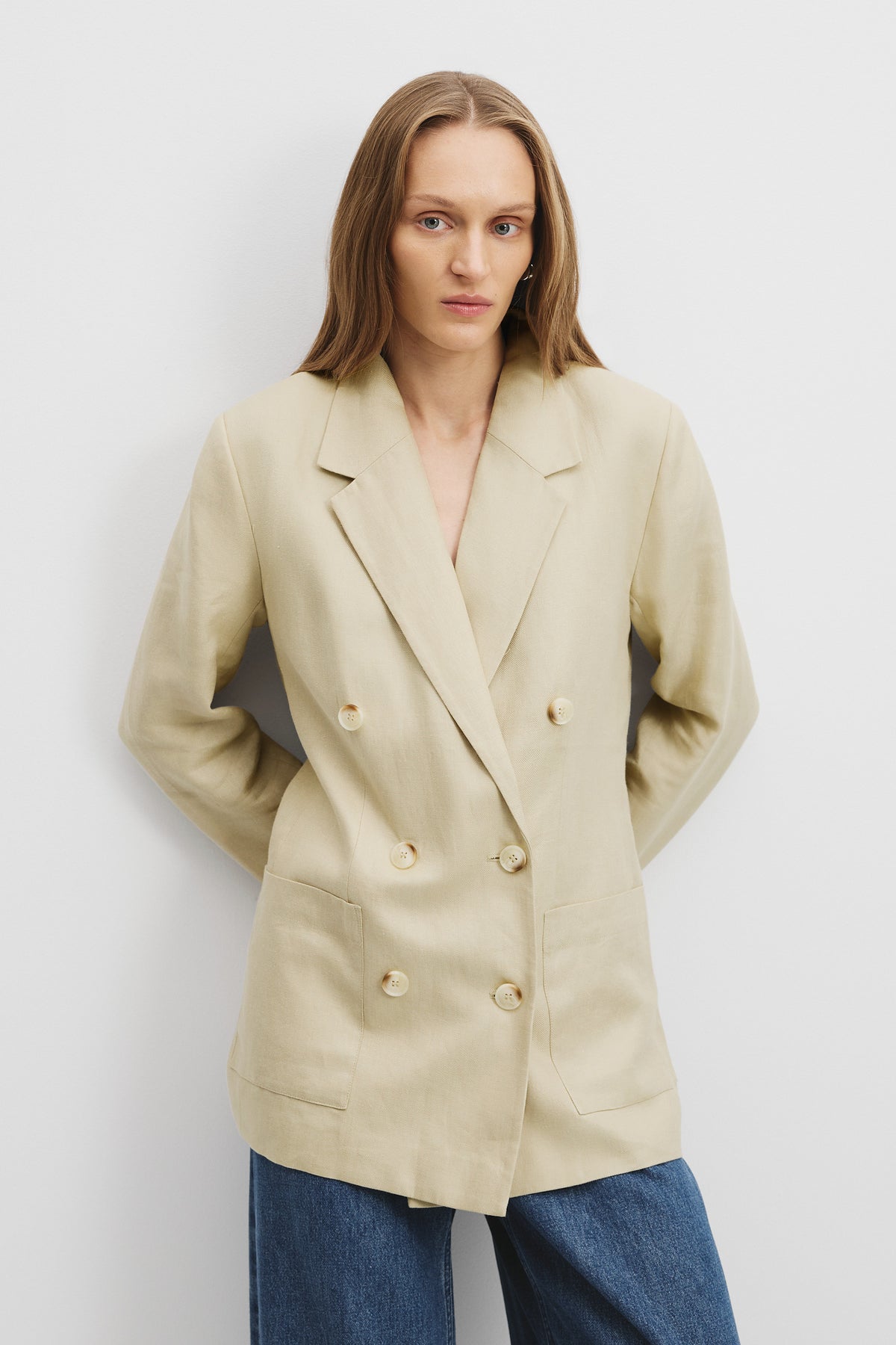 Grown Linen Relaxed Blazer