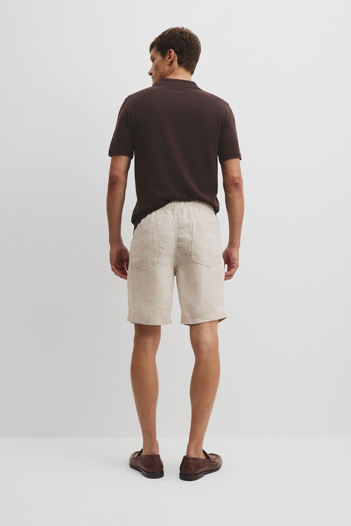 Organically Grown Linen Drawcord Short