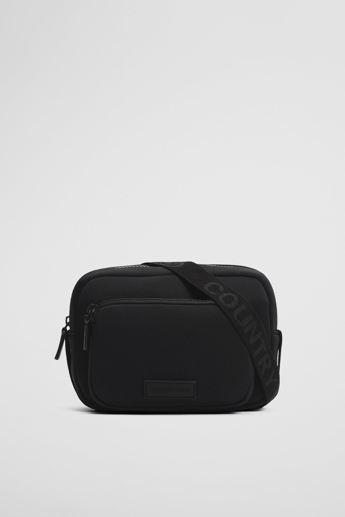 Neoprene Zip Pouch Crossbody Bag