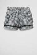 Cotton Check Short