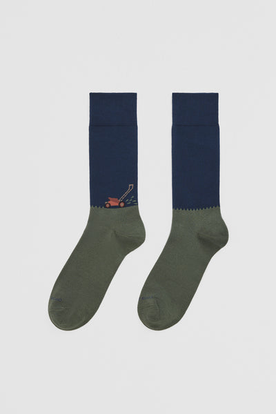 Australian Cotton Blend Mower Sock