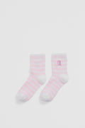 Rib Quarter Crew Sock