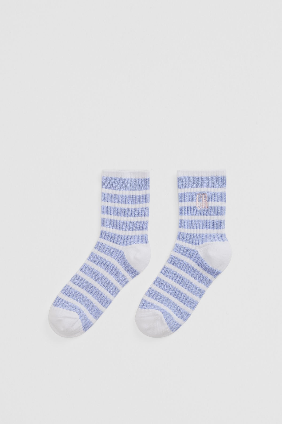 Rib Quarter Crew Sock