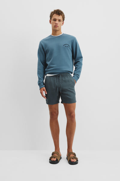 Organically Grown Linen Drawcord Short