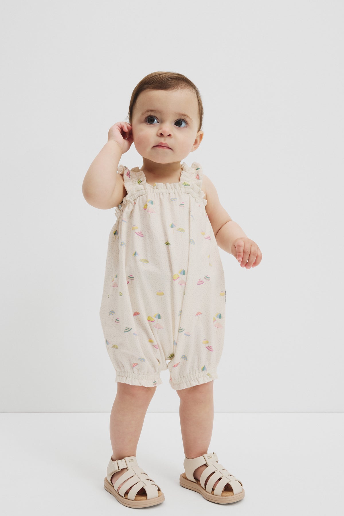 Frill Strap Romper