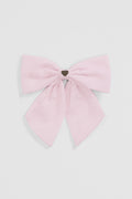Large Gingham Bow Clip