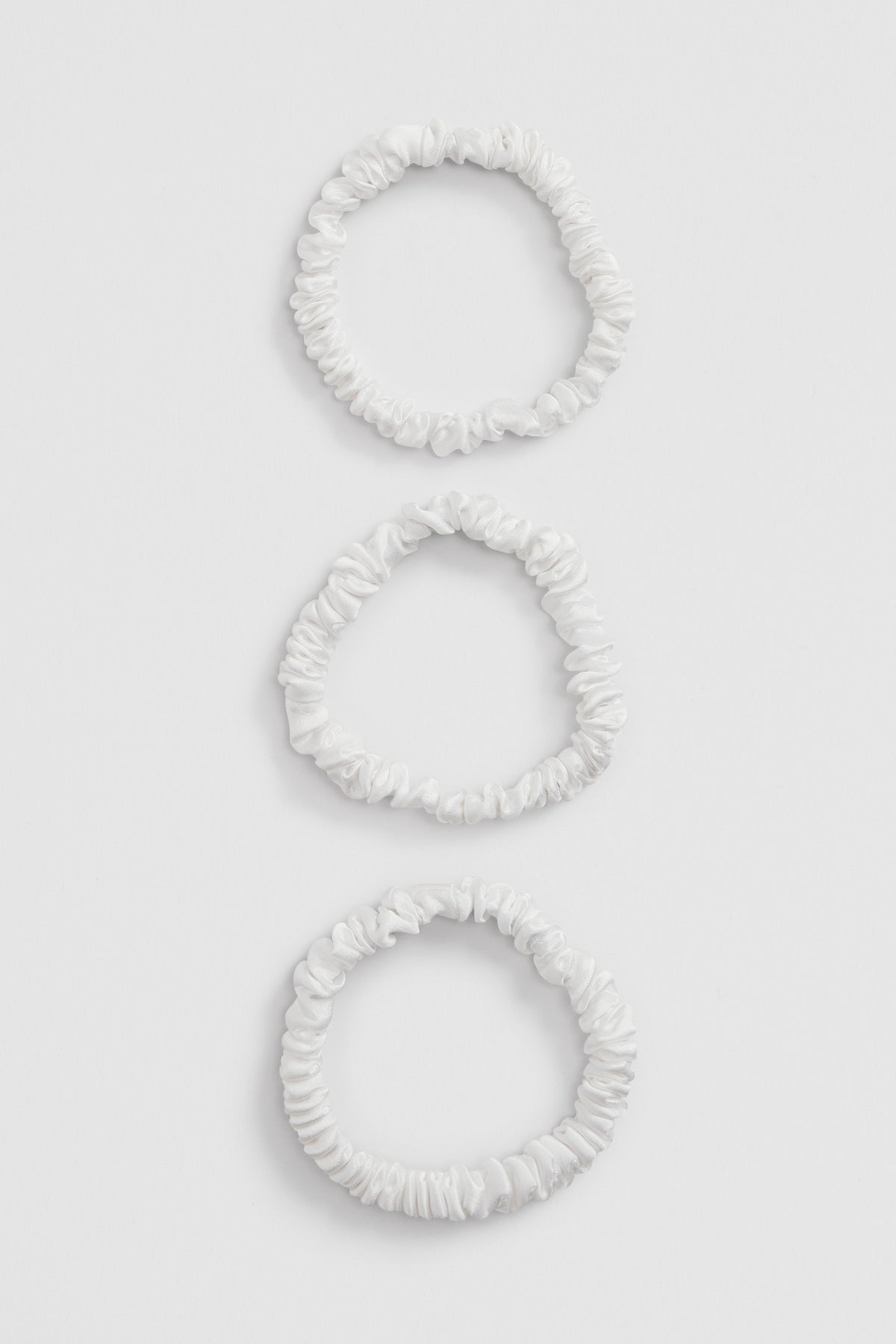 Small Silk Scrunchie Pack Of 3