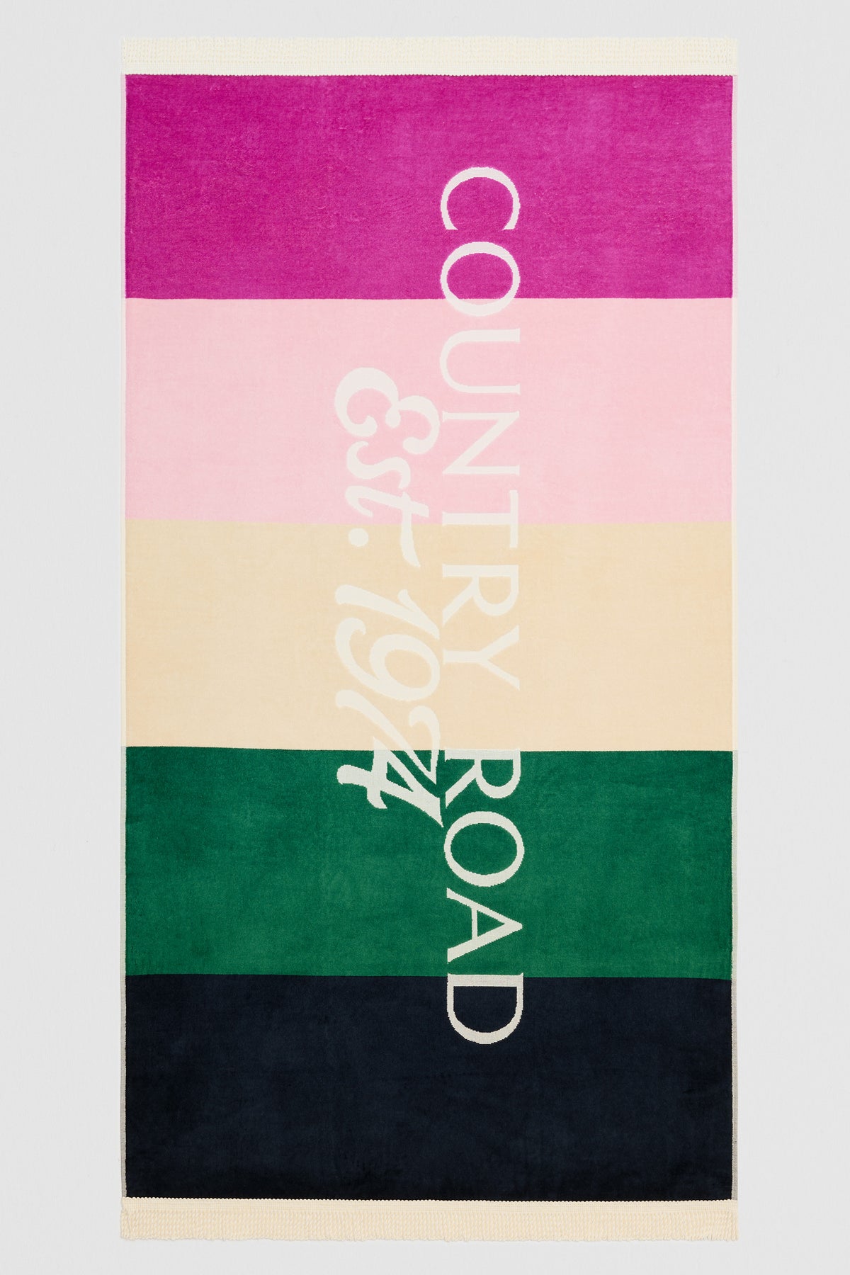 Australian Cotton Cr Est. 1974 Beach Towel