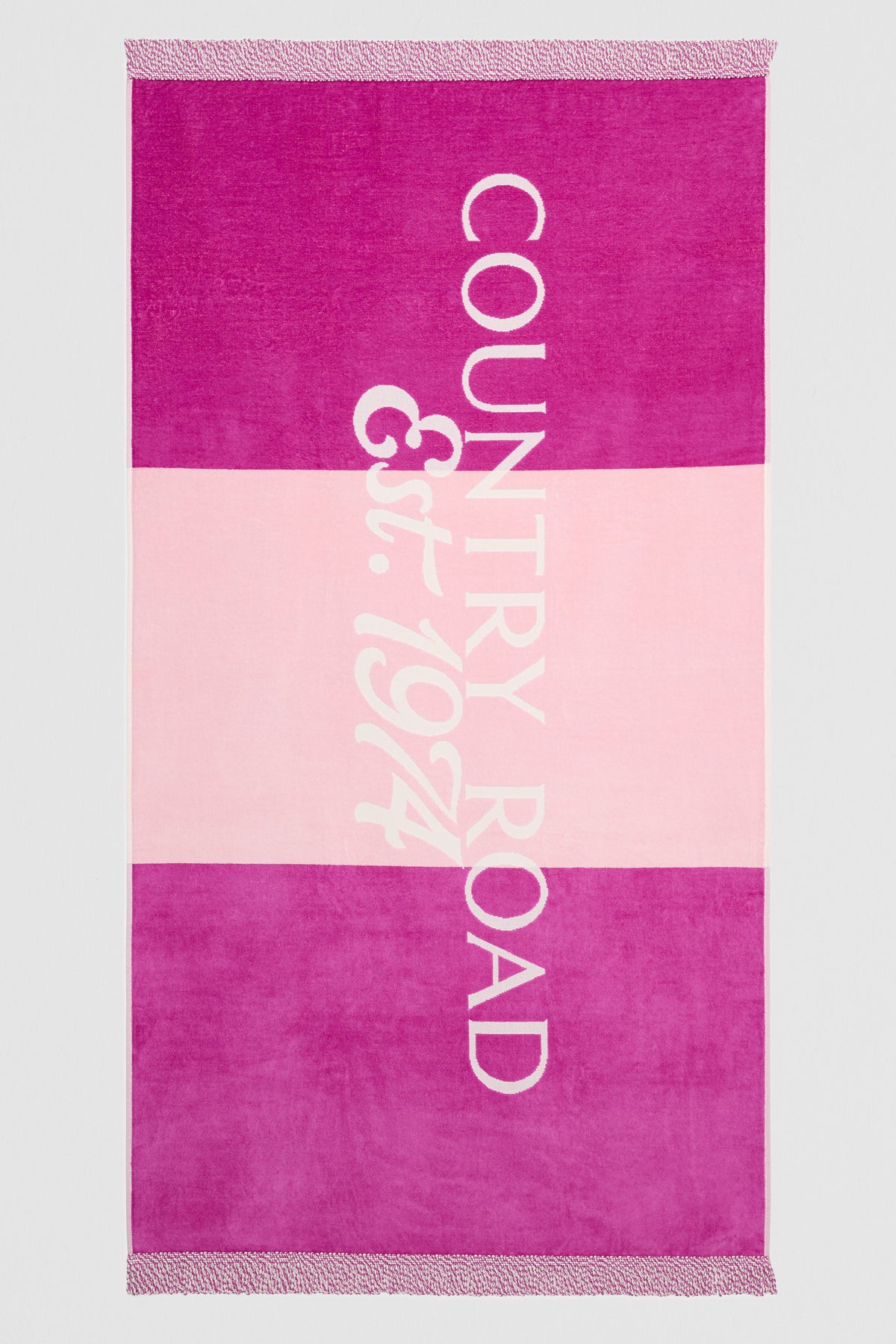 Australian Cotton Cr Est. 1974 Beach Towel