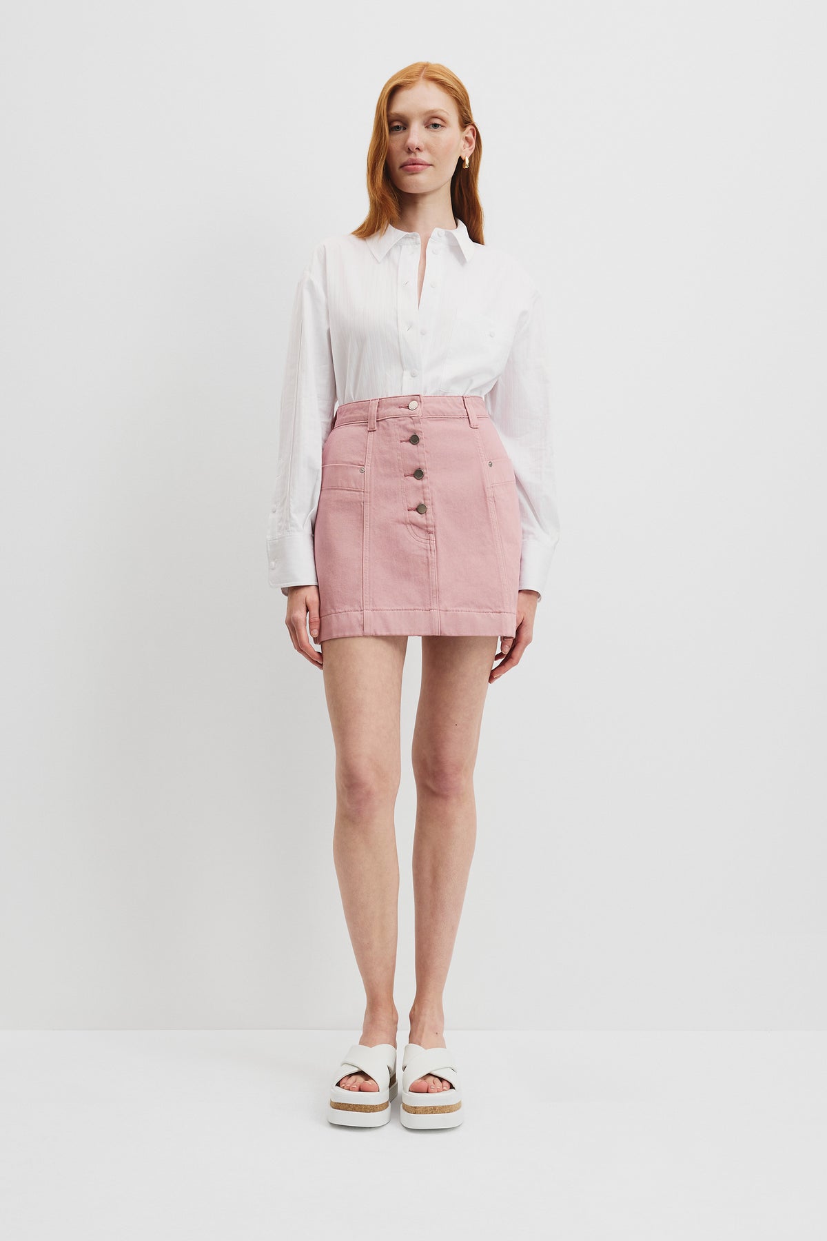 Denim Mini Skirt