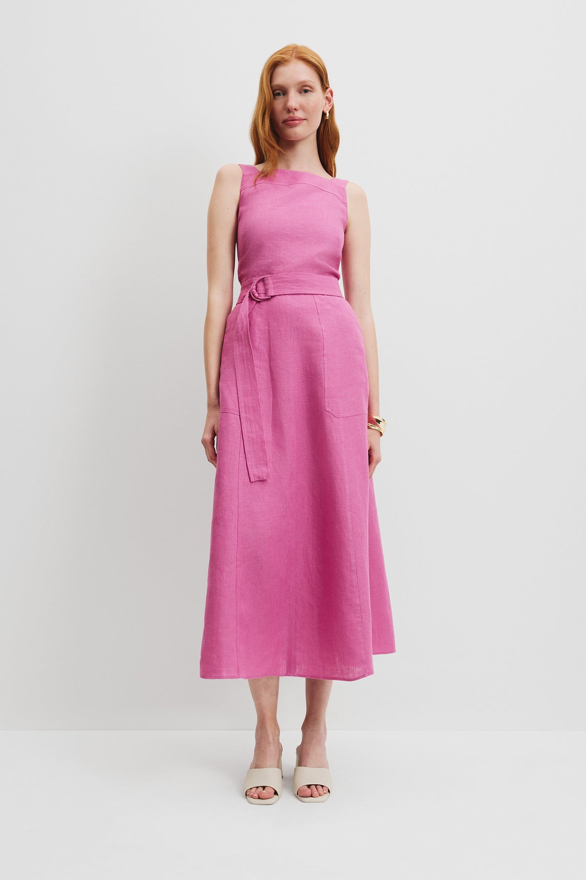 Apron Midi Dress