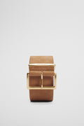 Wide Suede Belt