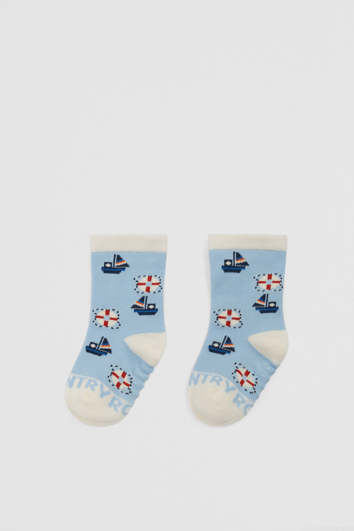 Organically Grown Cotton Blend Boat Sock