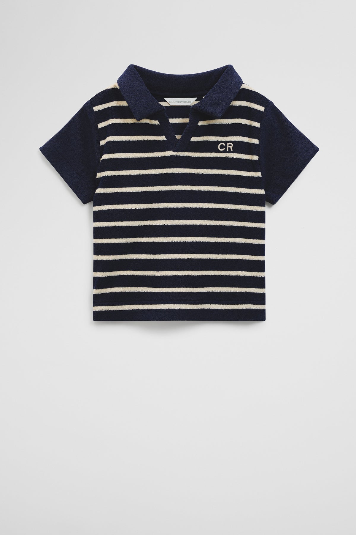 Cotton Terry Polo Shirt