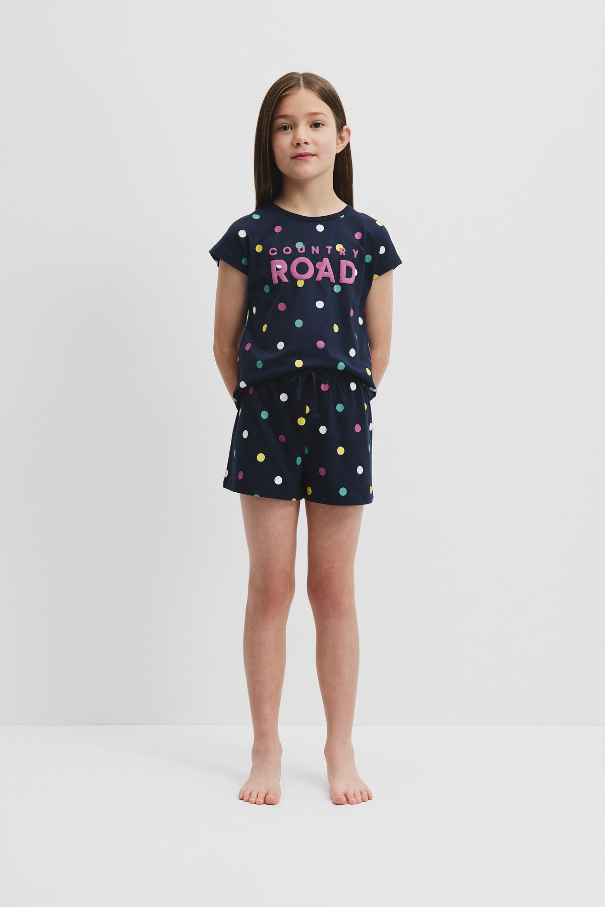 Cotton Logo Spot Pyjama Set