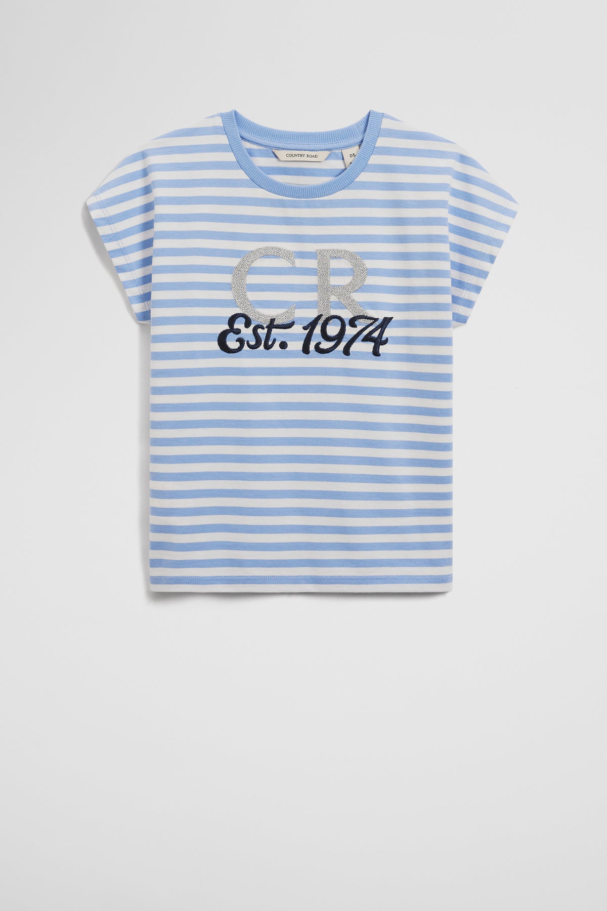Organic Embroidered Logo T-Shirt