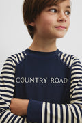 Nylon Blend Logo Rash Vest