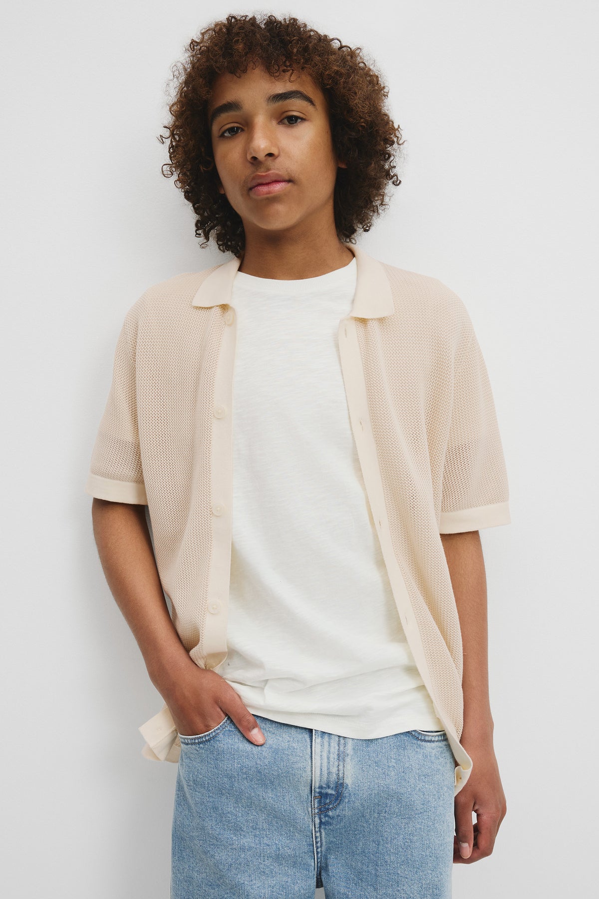 Teen Organically Grown Cotton Knitted Shirt