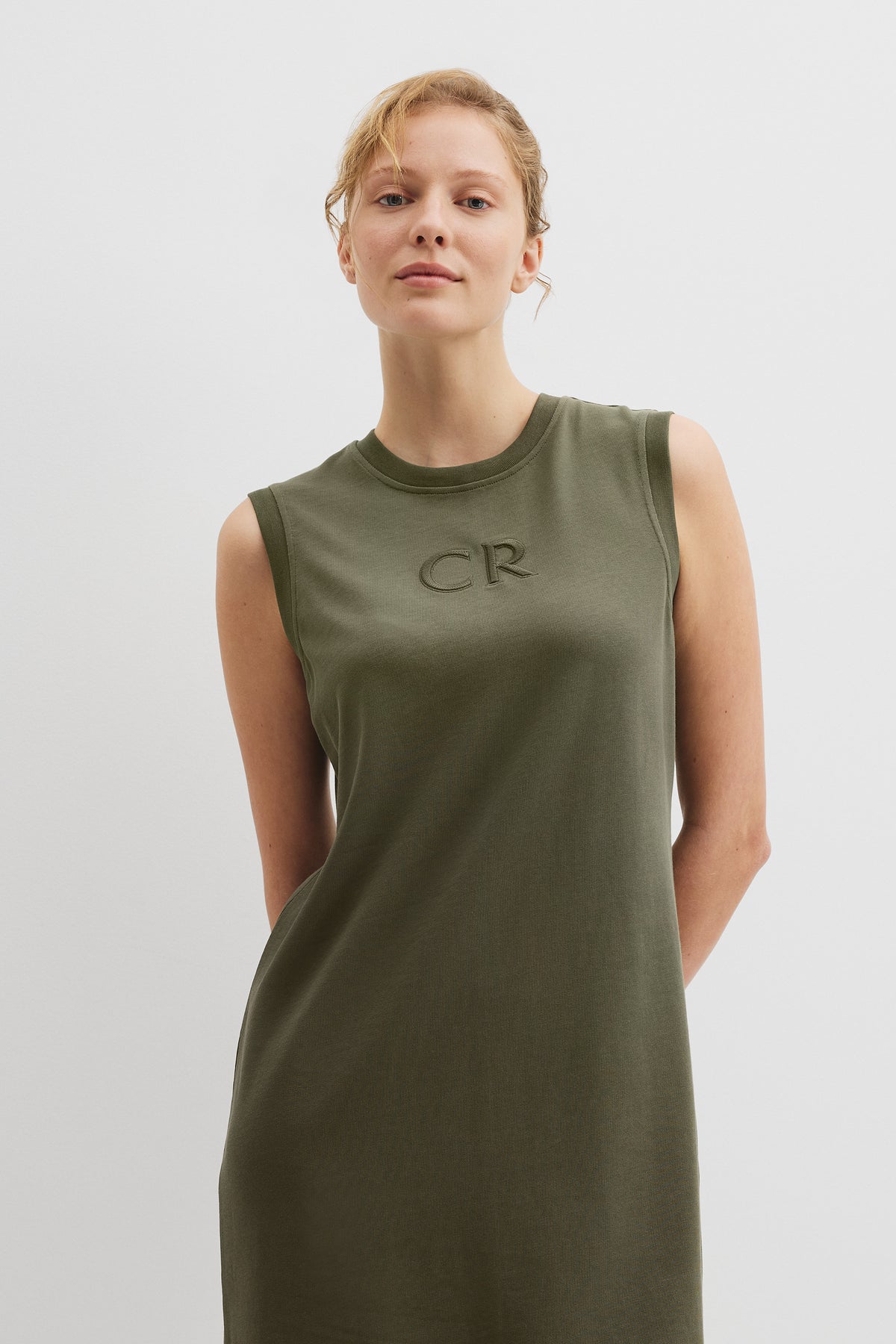 Australian Cotton Logo Tank Dress