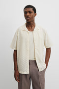 Short Sleeve Cotton Embroidered Shirt