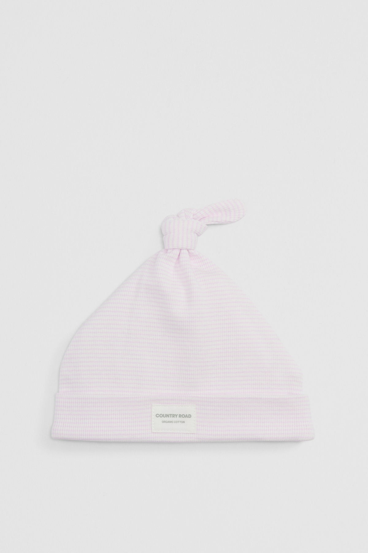 Organically Grown Cotton Rib Stripe Beanie