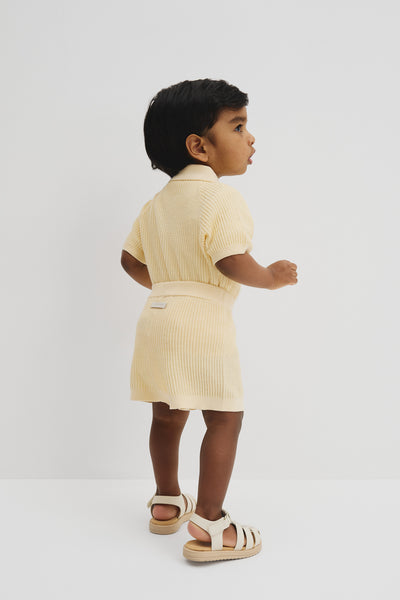 Organically Grown Cotton Knit Short