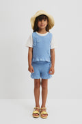 Organically Grown Cotton Flower Knit Short