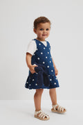 Geometric Denim Dress