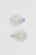 Tulle Lemon Clip Pack Of 2