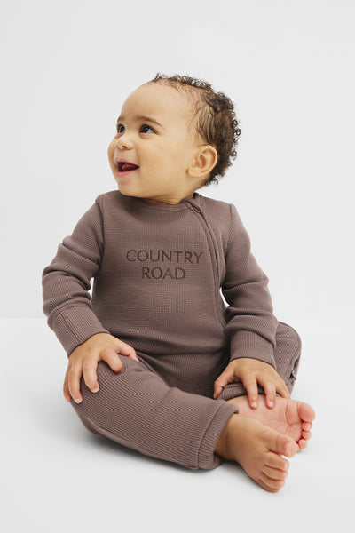 Organically Grown Cotton Waffle Jumpsuit