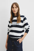Australian Cotton Stripe Heritage Sweat