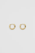 Tarnish-Resistant Small Slim Hoop