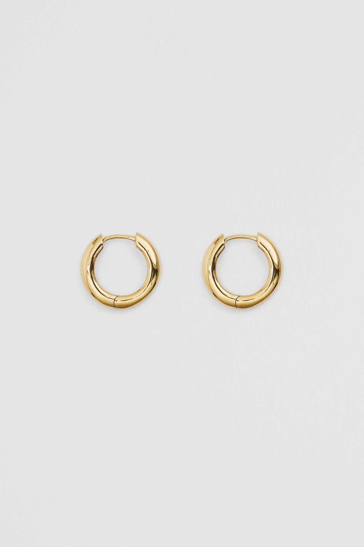 Tarnish-Resistant Large Slim Hoop