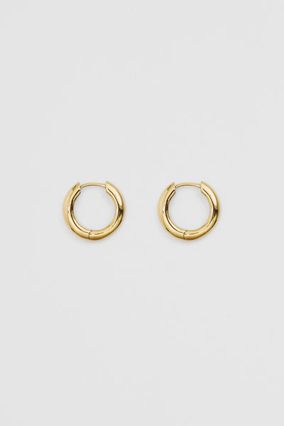 Tarnish-Resistant Large Slim Hoop