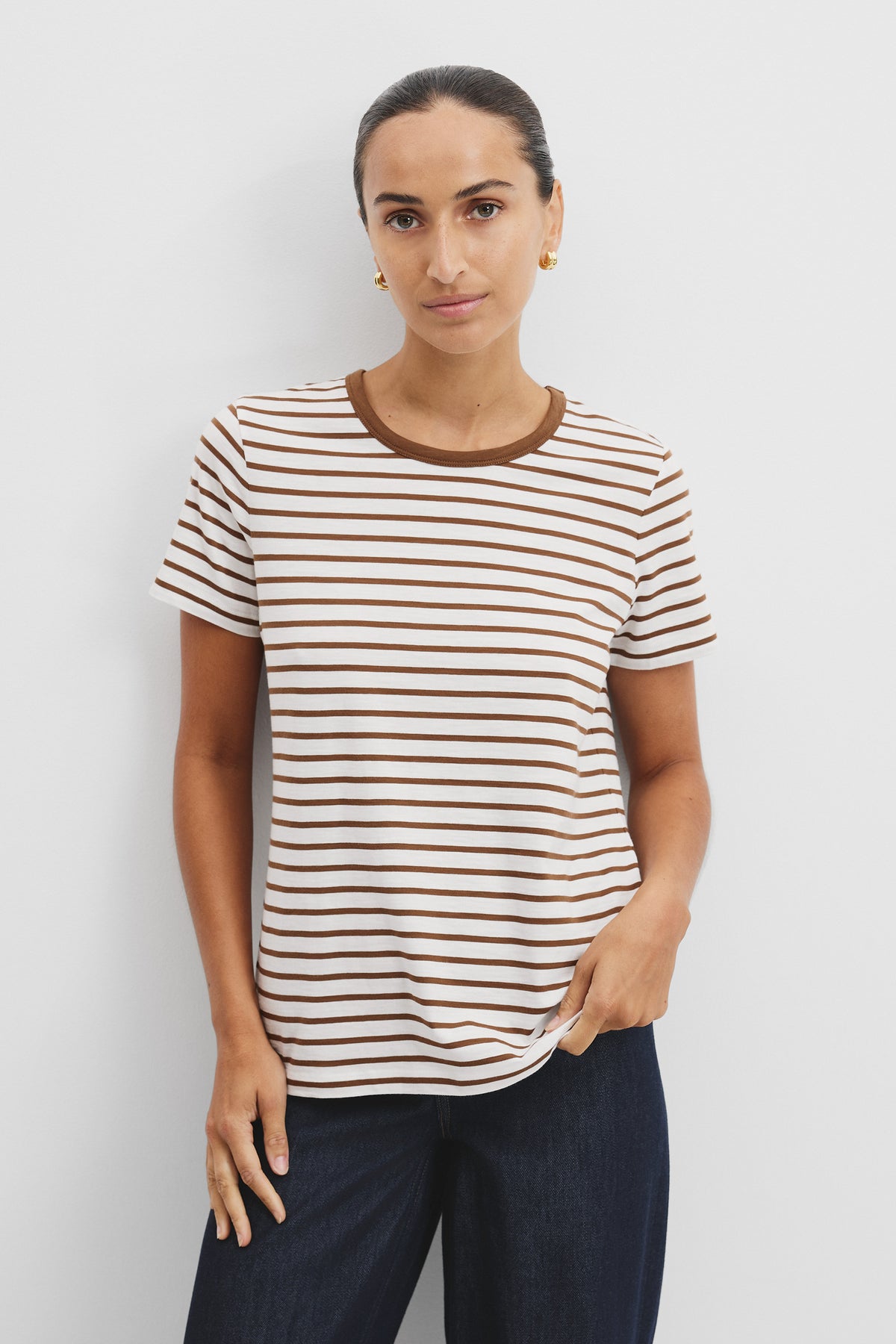 Australian Cotton Slub Stripe T-Shirt
