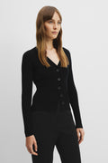 Australian Merino Wool Silk Cardigan