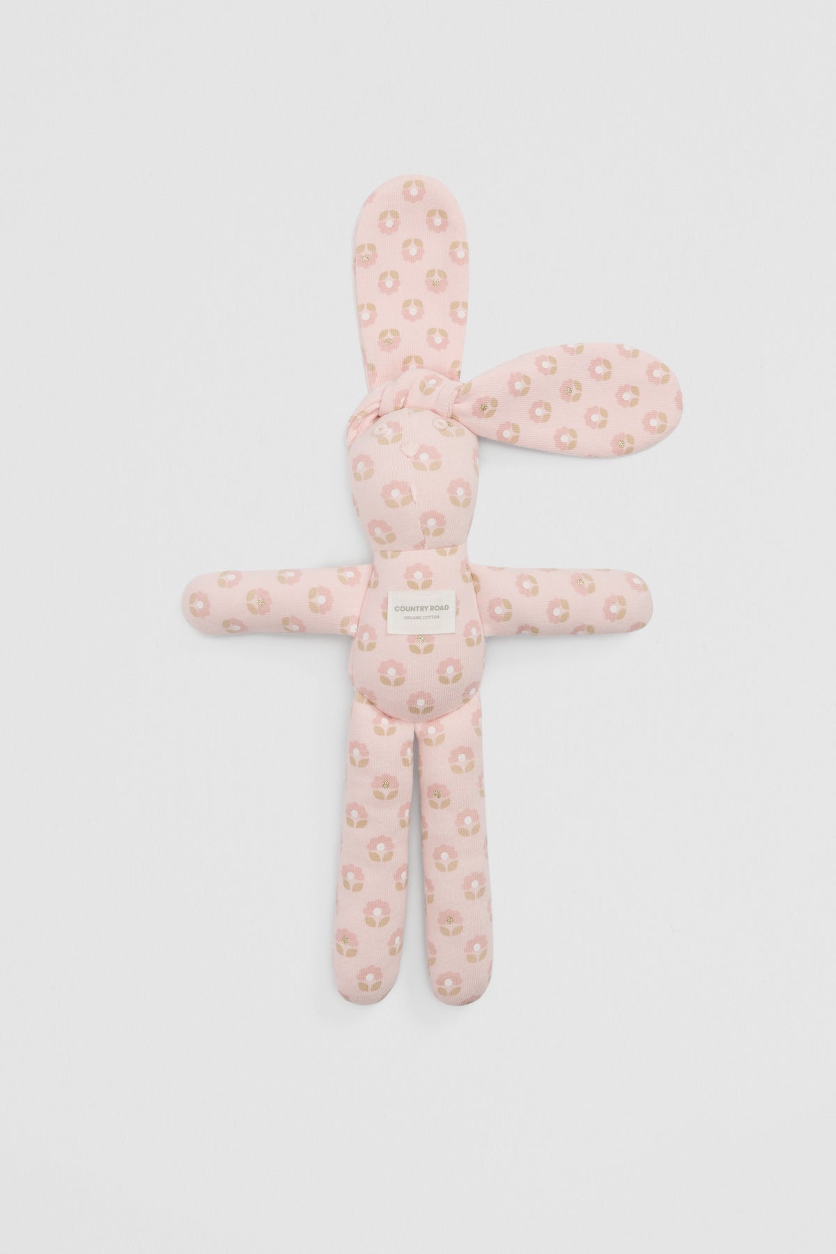 Organically Grown Cotton Rib Stripe Bunny