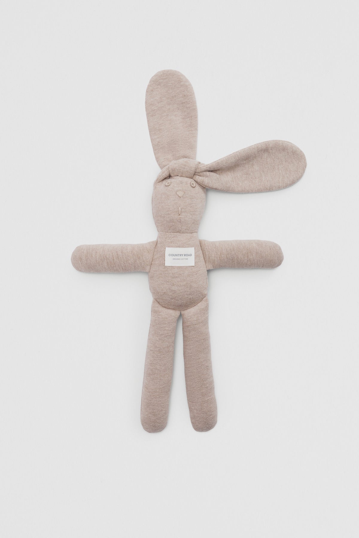 Organically Grown Cotton Blend Rib Stripe Bunny