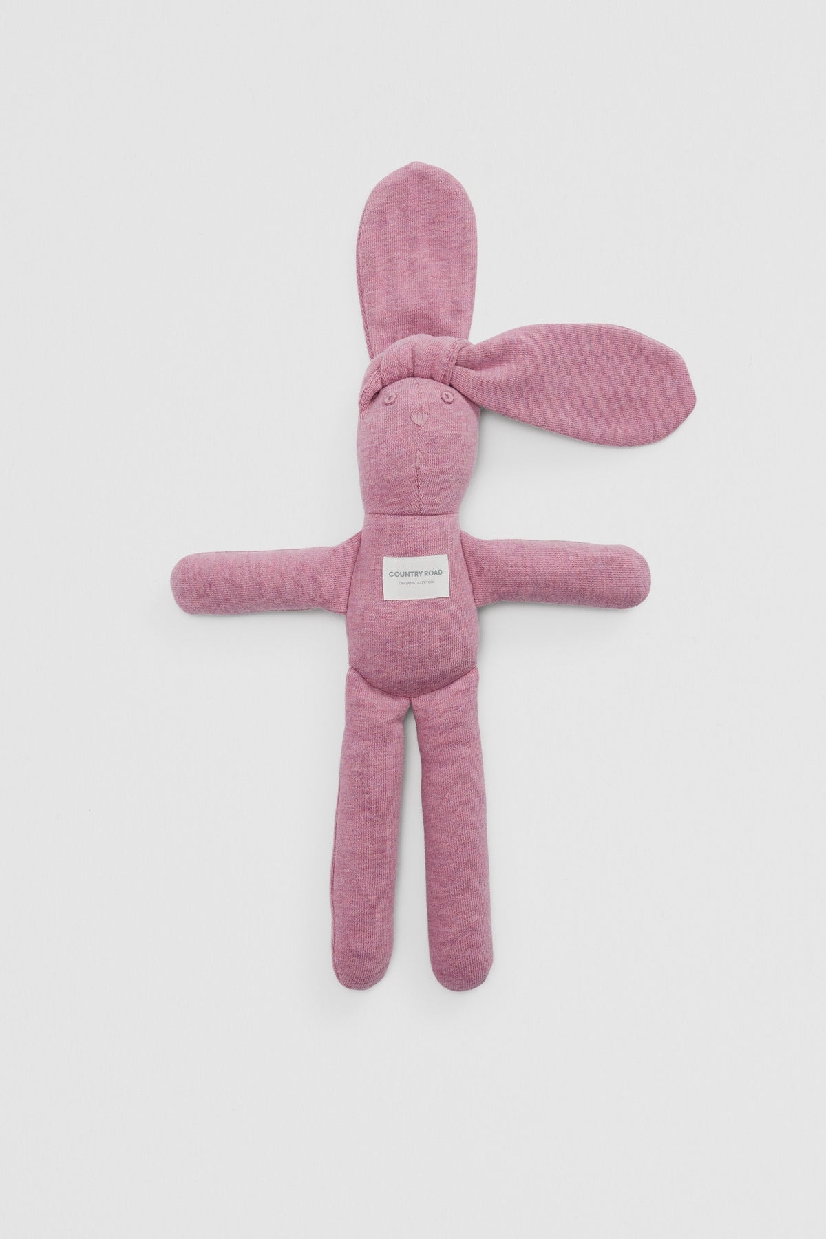 Organically Grown Cotton Blend Rib Stripe Bunny