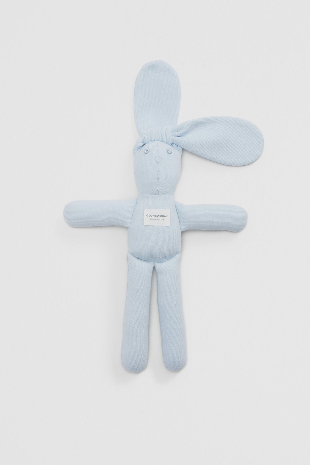Organically Grown Cotton Blend Rib Stripe Bunny