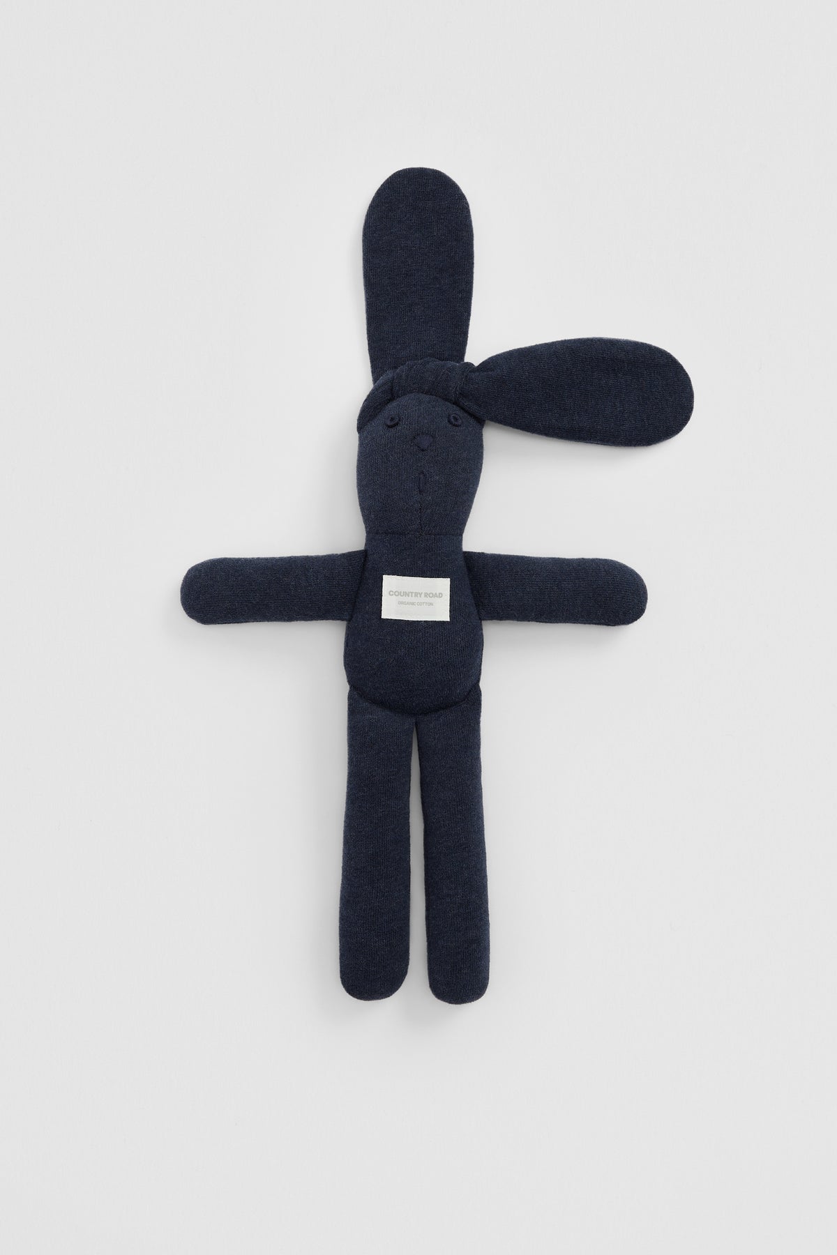 Organically Grown Cotton Blend Rib Stripe Bunny