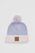Organically Grown Cotton Blend Patch Logo Beanie