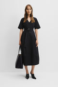 Fit-And-Flare Midi Dress