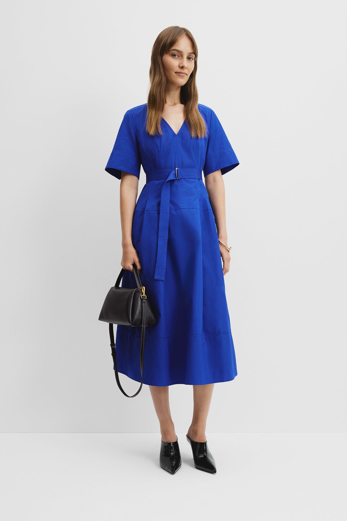 Fit-And-Flare Midi Dress